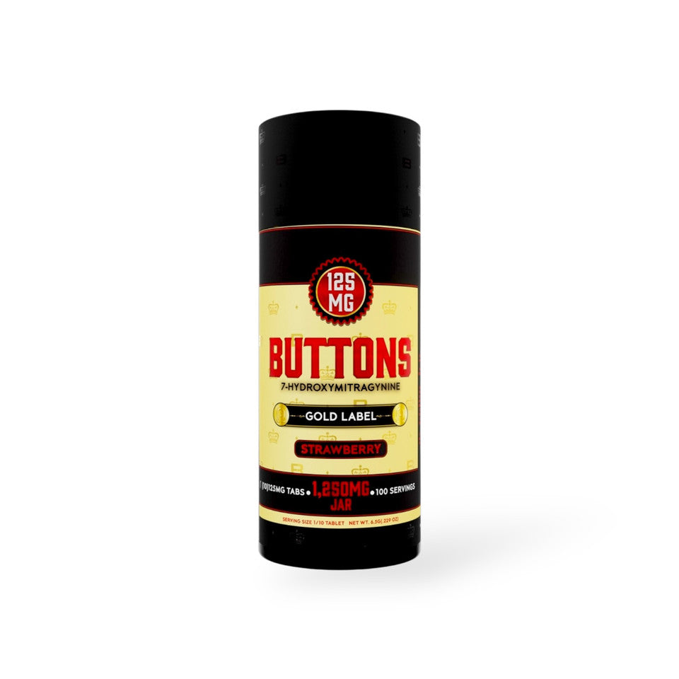 Buttons Gold Label 7-OH Tablets (1250mg - 10 Count)