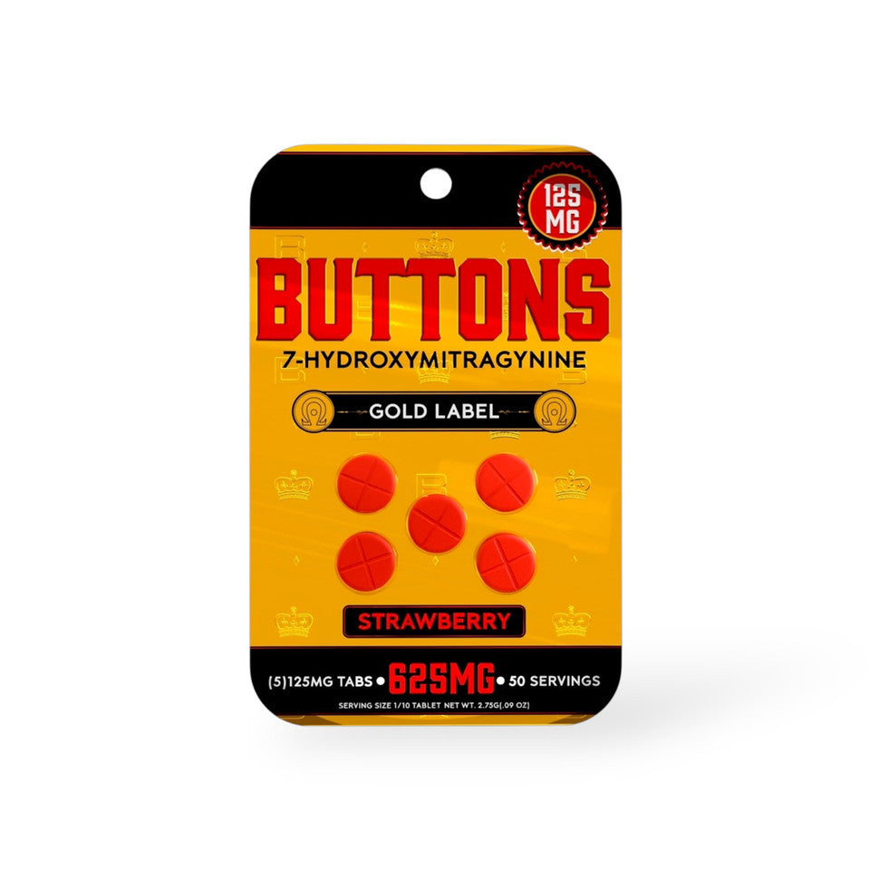 Buttons Gold Label 7-OH Tablets (625mg - 5 Count)