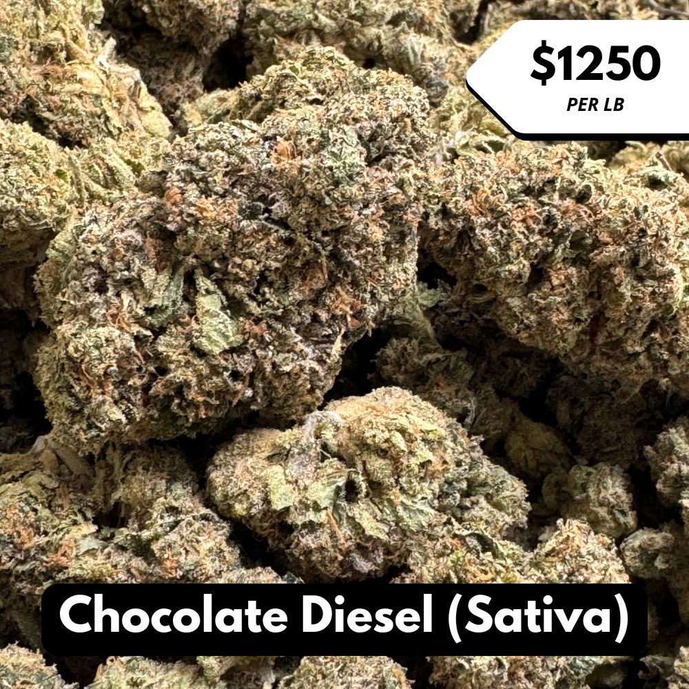 Natural THC-A Flower (Sativa ~ Chocolate Diesel)