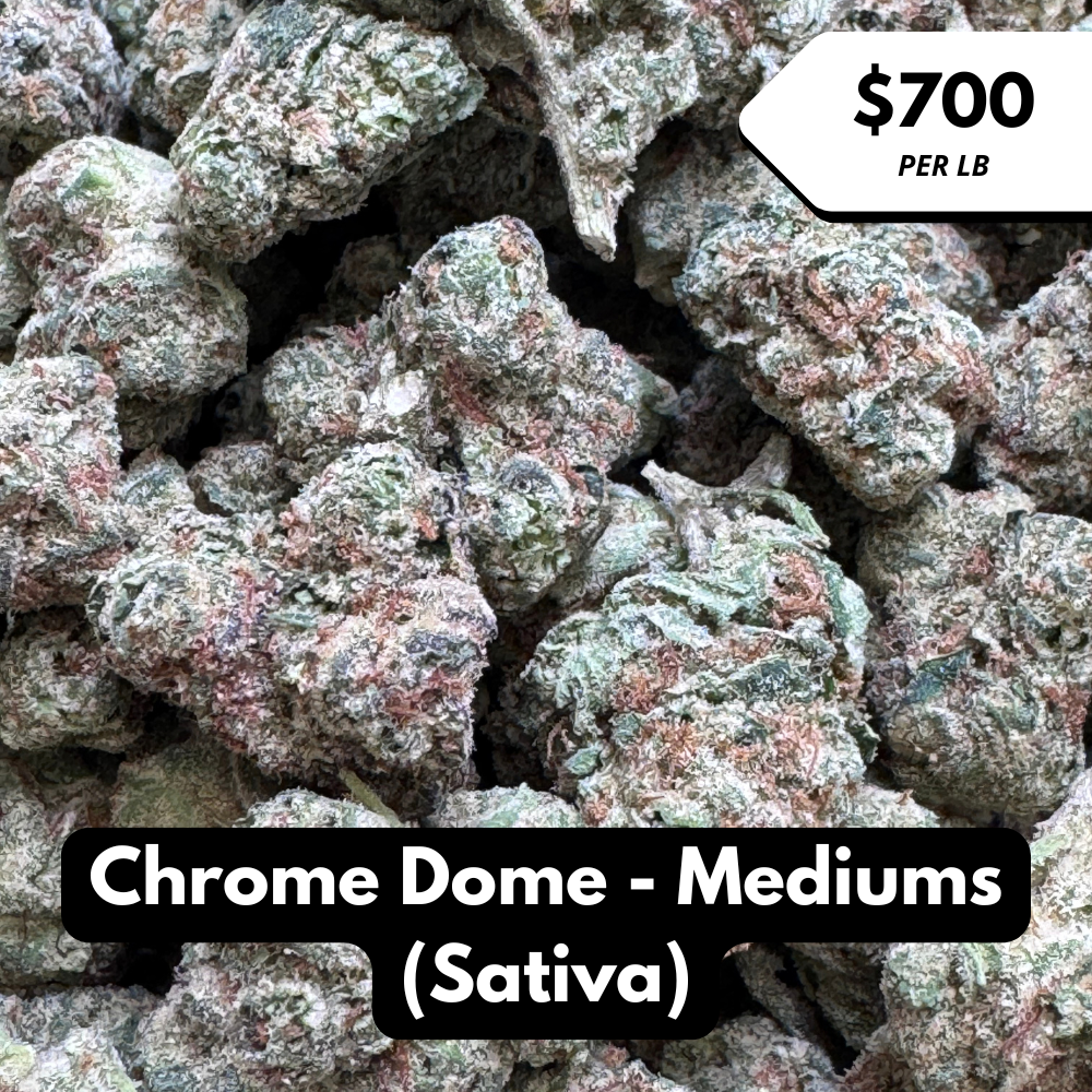 Natural THC-A Flower (Sativa ~ Chrome Dome - Mediums)