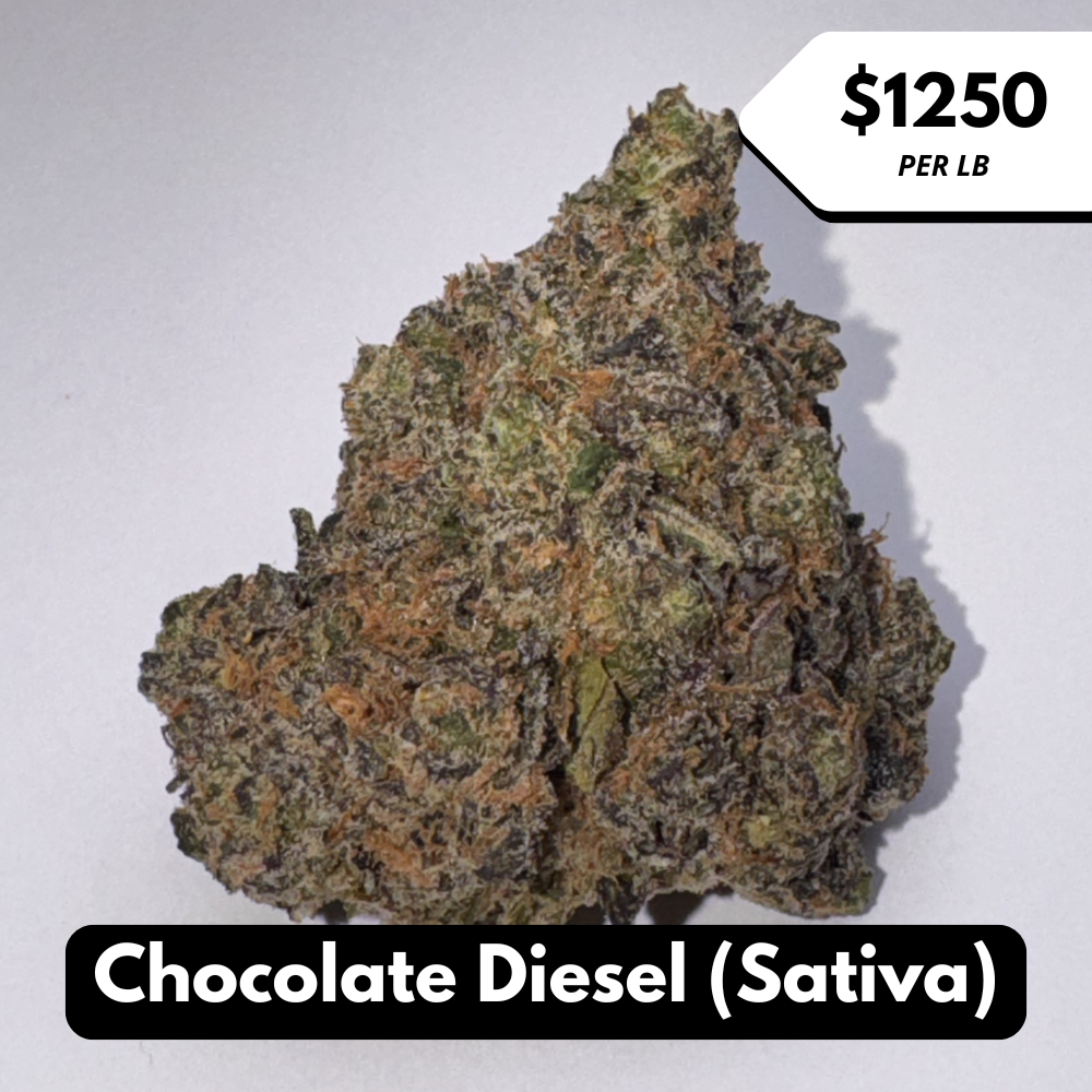 Natural THC-A Flower (Sativa ~ Chocolate Diesel)