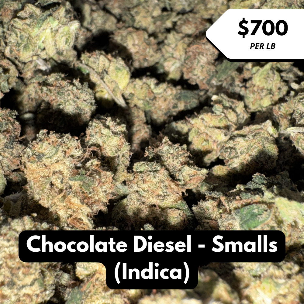 Natural THC-A Flower (Sativa ~ Chocolate Diesel - Smalls)