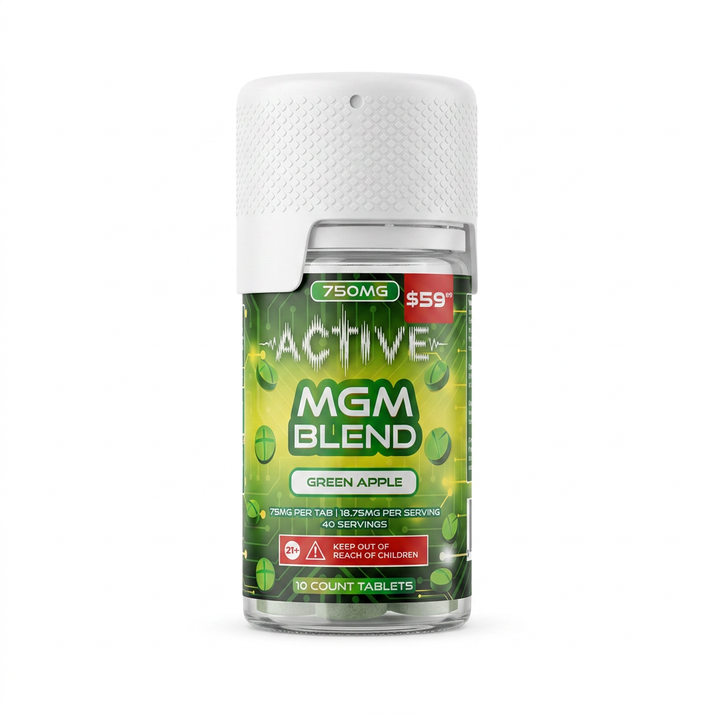 Active MGM Blend Tablets (750mg - 10 Count)