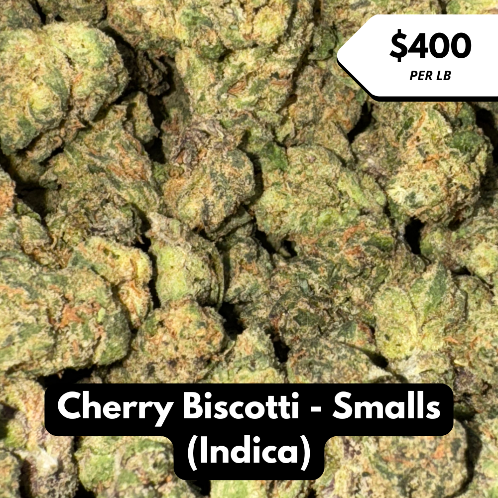 Natural THC-A Flower (Indica ~ Cherry Biscotti - Smalls)
