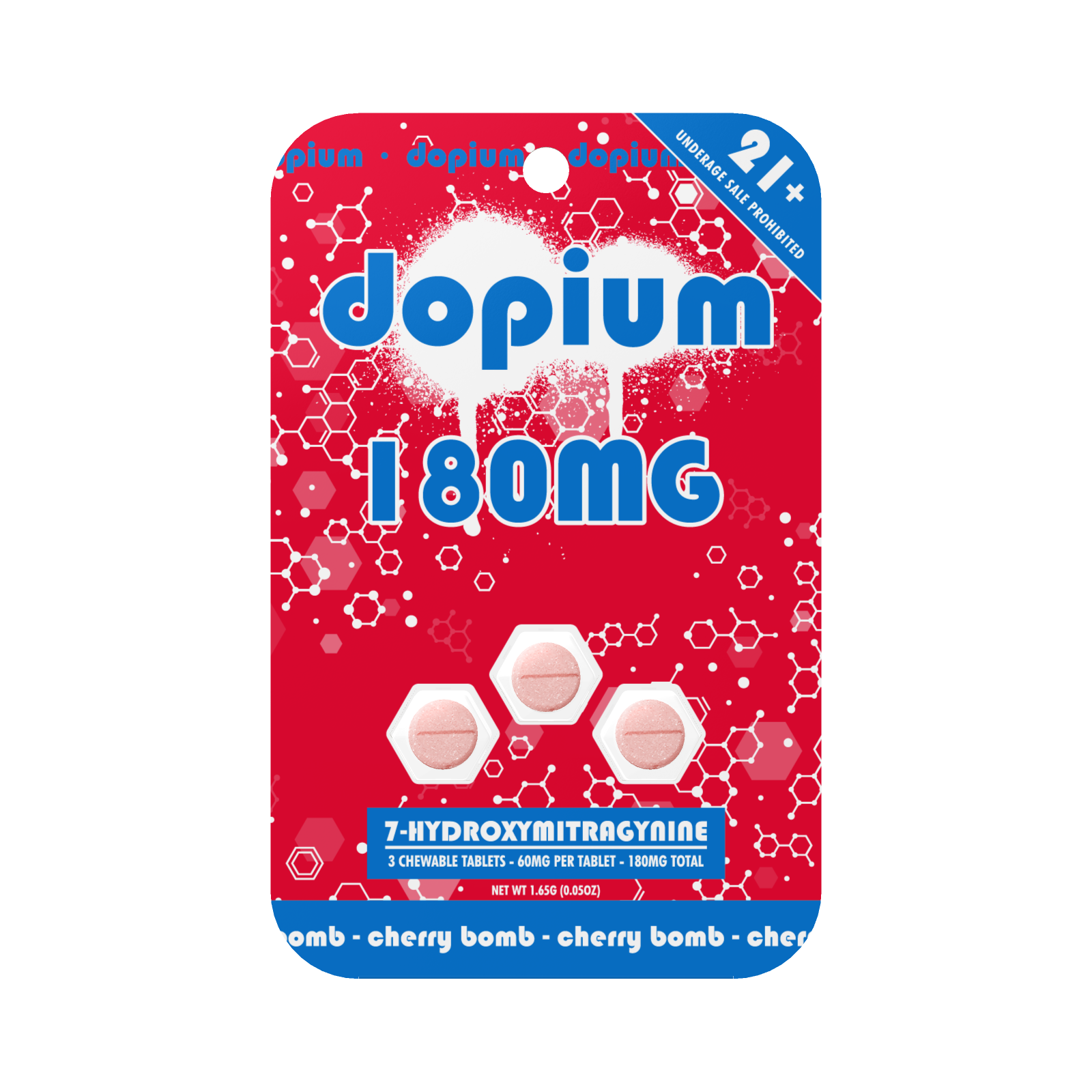 Dopium 7-OH Tablets (180mg - 3 Count)