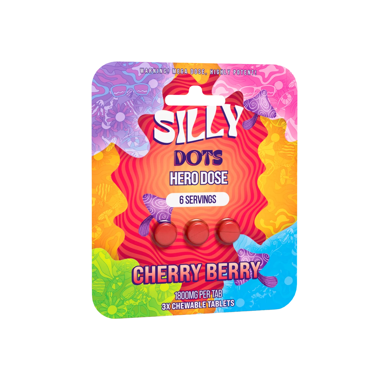 Purple Silly Dots Hero Dose Tabs