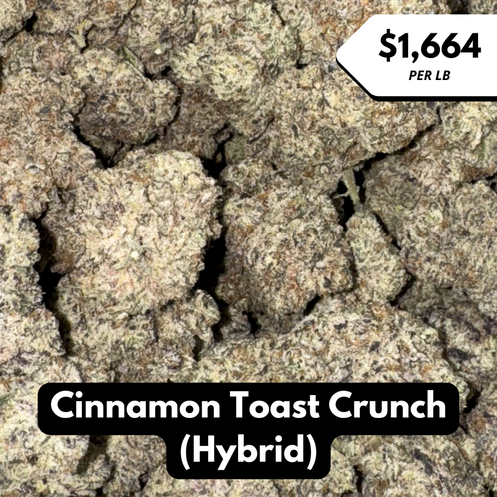 Natural THC-A Flower (Hybrid ~ Cinnamon Toast Crunch)