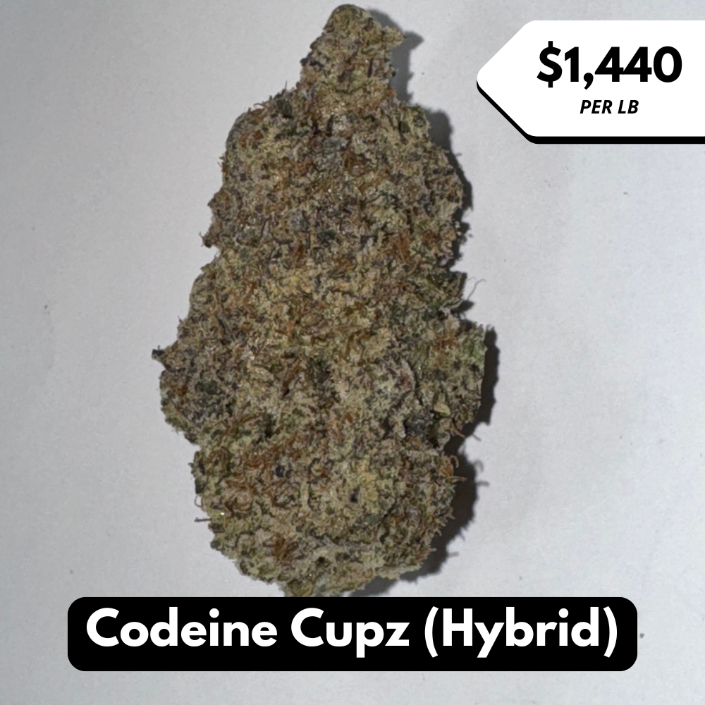 Natural THC-A Flower (Hybrid ~ Codeine Cupz)