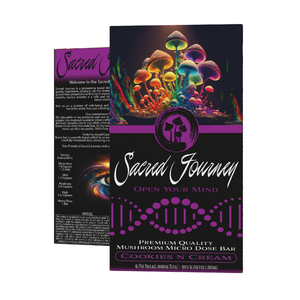 Sacred Journey Mushroom Chocolate Bar