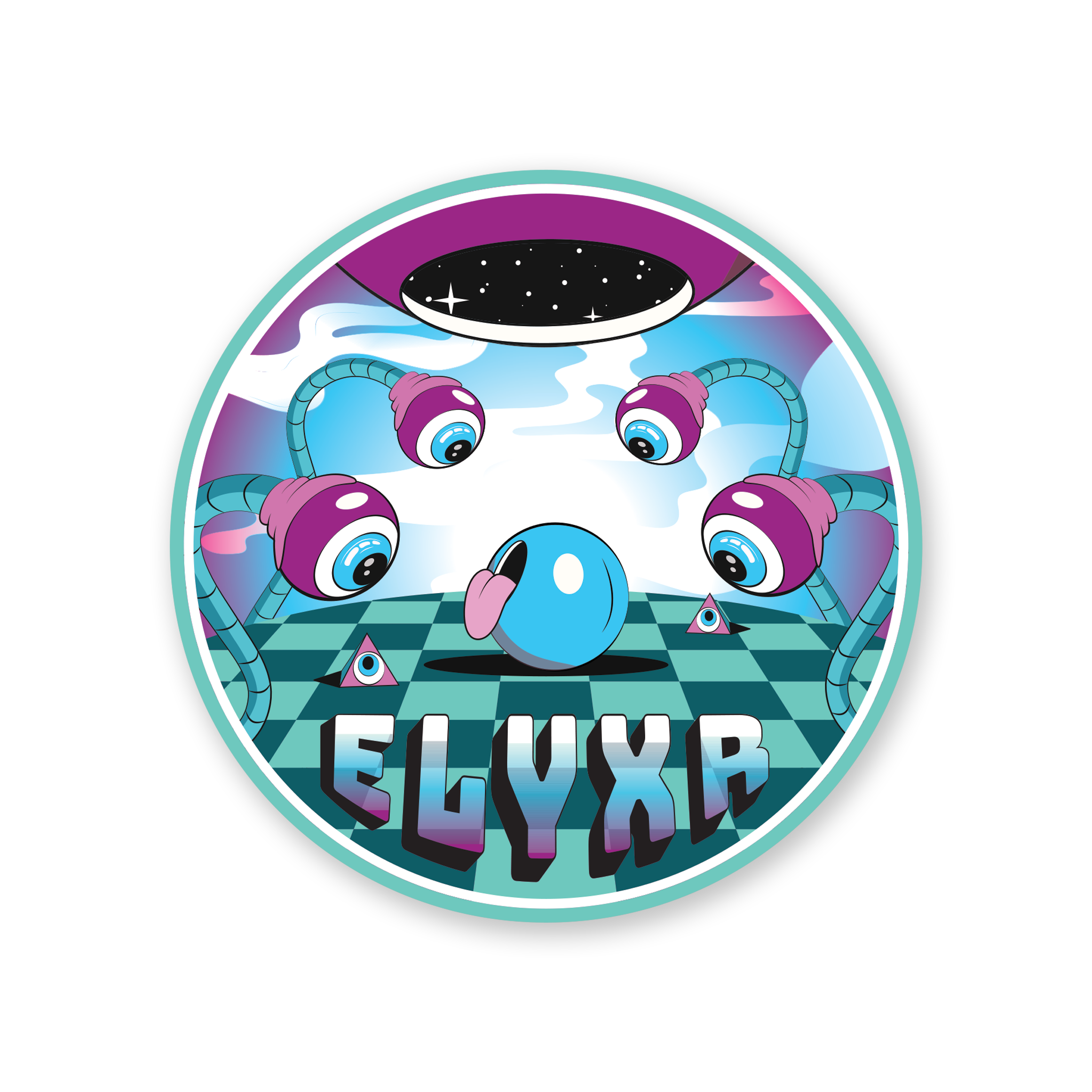 Elyxr LA Sticker Pack (50 Count)