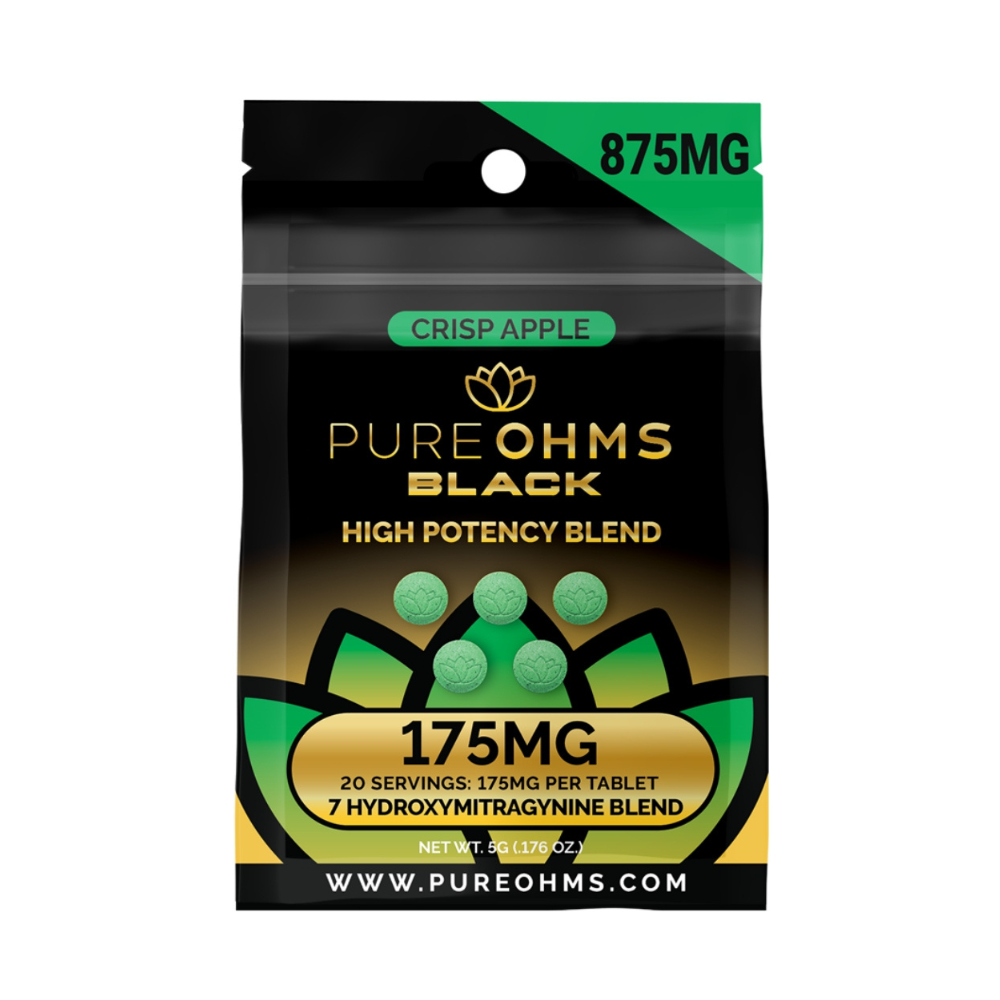 PureOhms Black 7-OH Tablets (875mg - 5 Count)