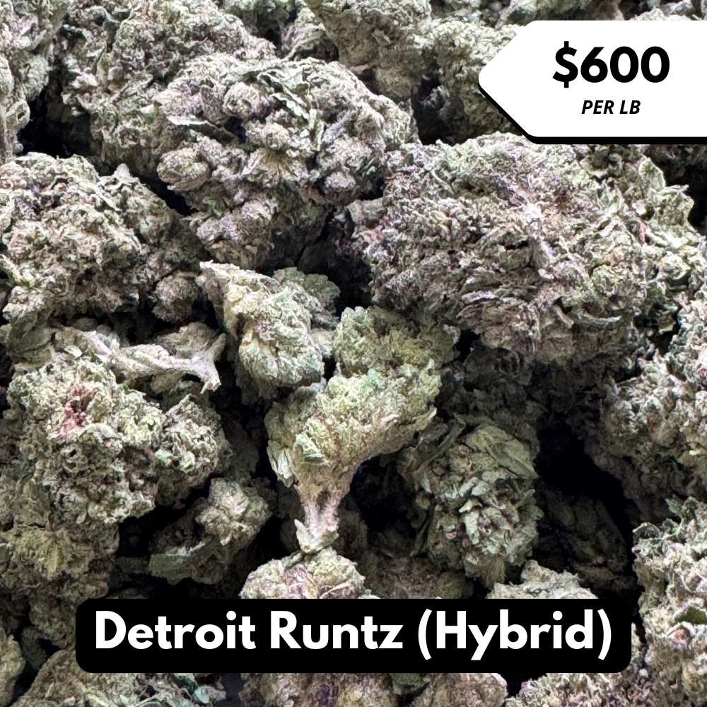 Natural THC-A Flower (Hybrid ~ Detroit Runtz)