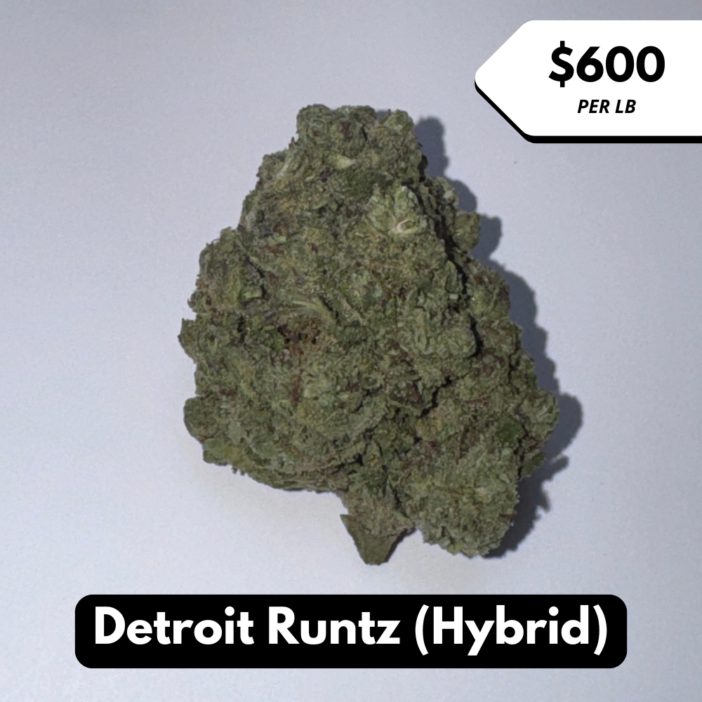 Natural THC-A Flower (Hybrid ~ Detroit Runtz)