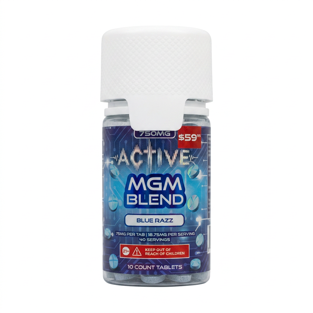 Active MGM Blend Tablets (750mg - 10 Count)