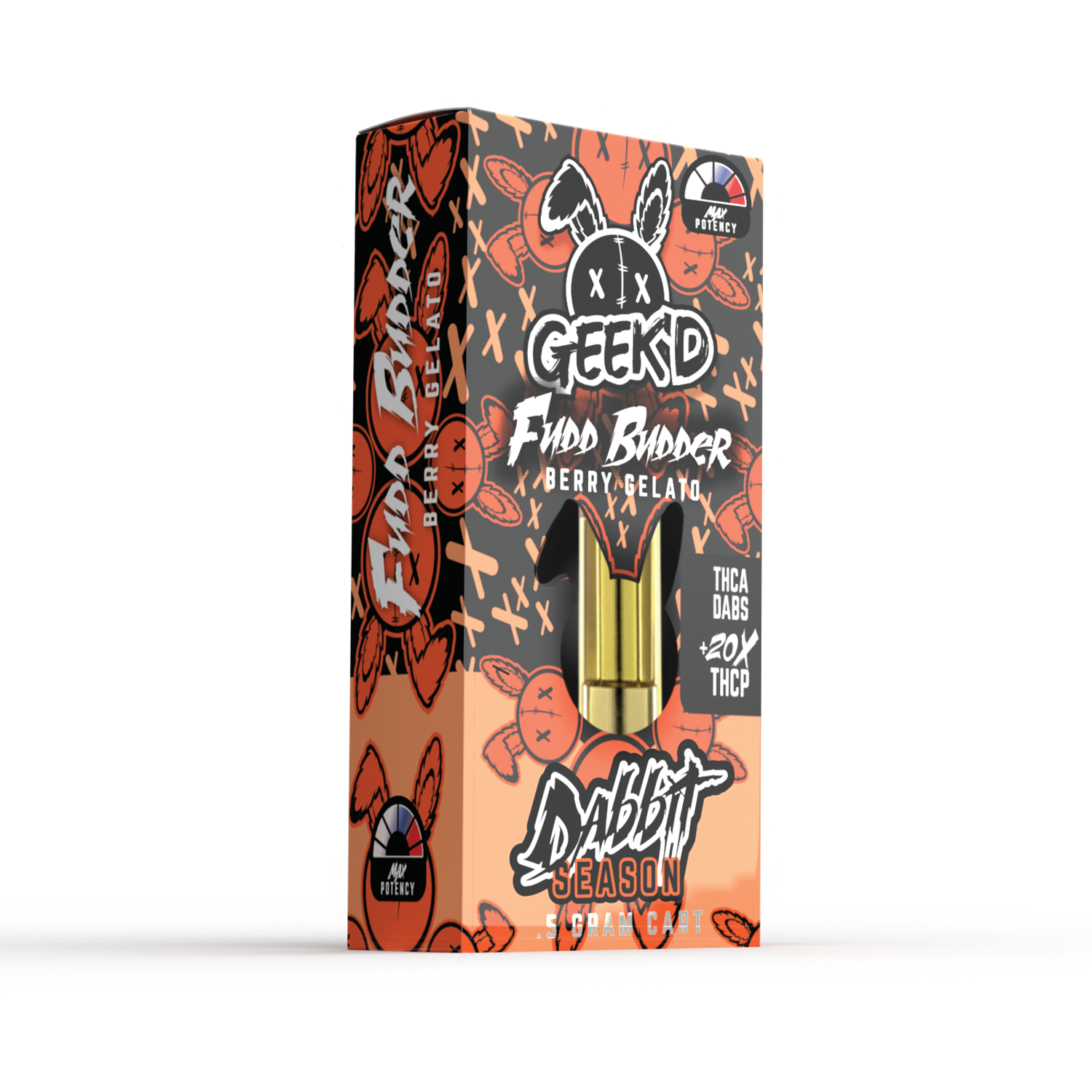 GEEK'D Dabbit Season THC-A Cartridge (500mg)