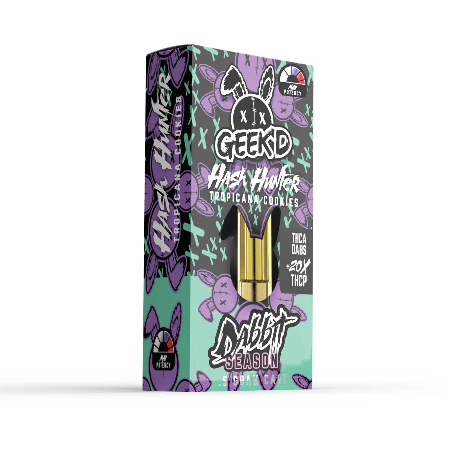 GEEK'D Dabbit Season THC-A Cartridge (500mg)