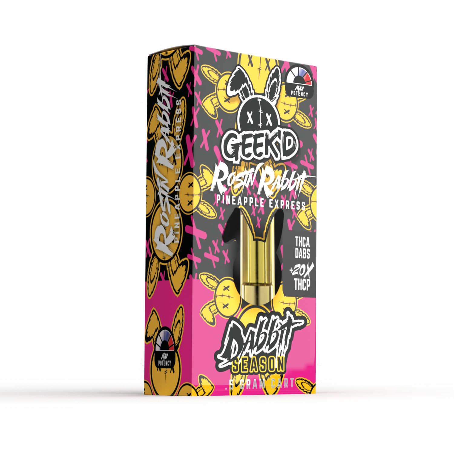 GEEK'D Dabbit Season THC-A Cartridge (500mg)