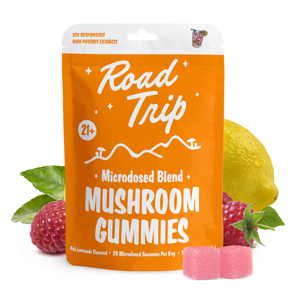 Road Trip Microdosed Gummies + Functional Mushrooms