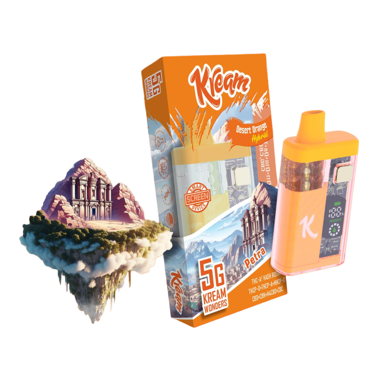 Kream Wonders THC-A Live Rosin Disposable (5000mg)