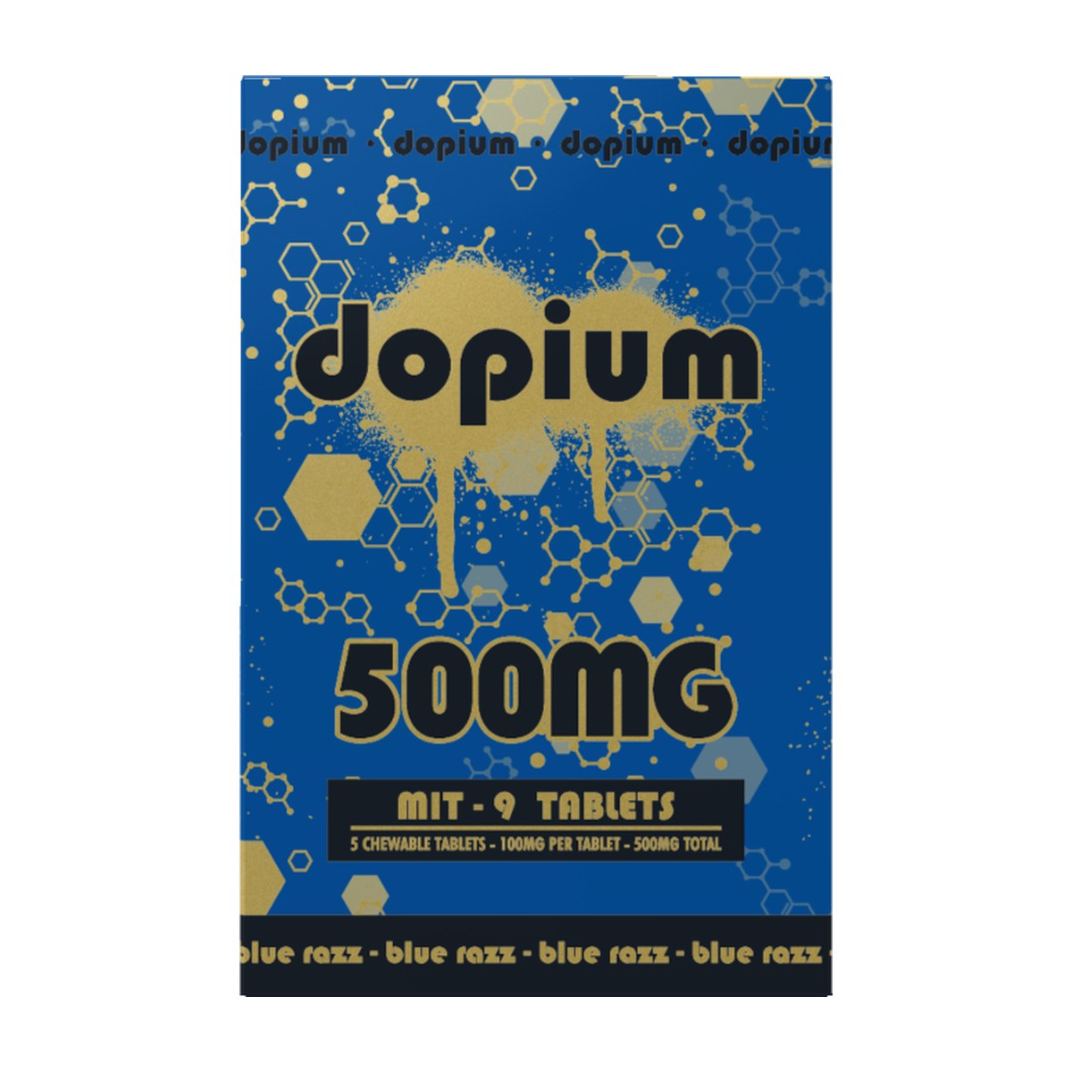 Dopium MIT-9 Tablets (500mg - 5 Count) - Blue Razz