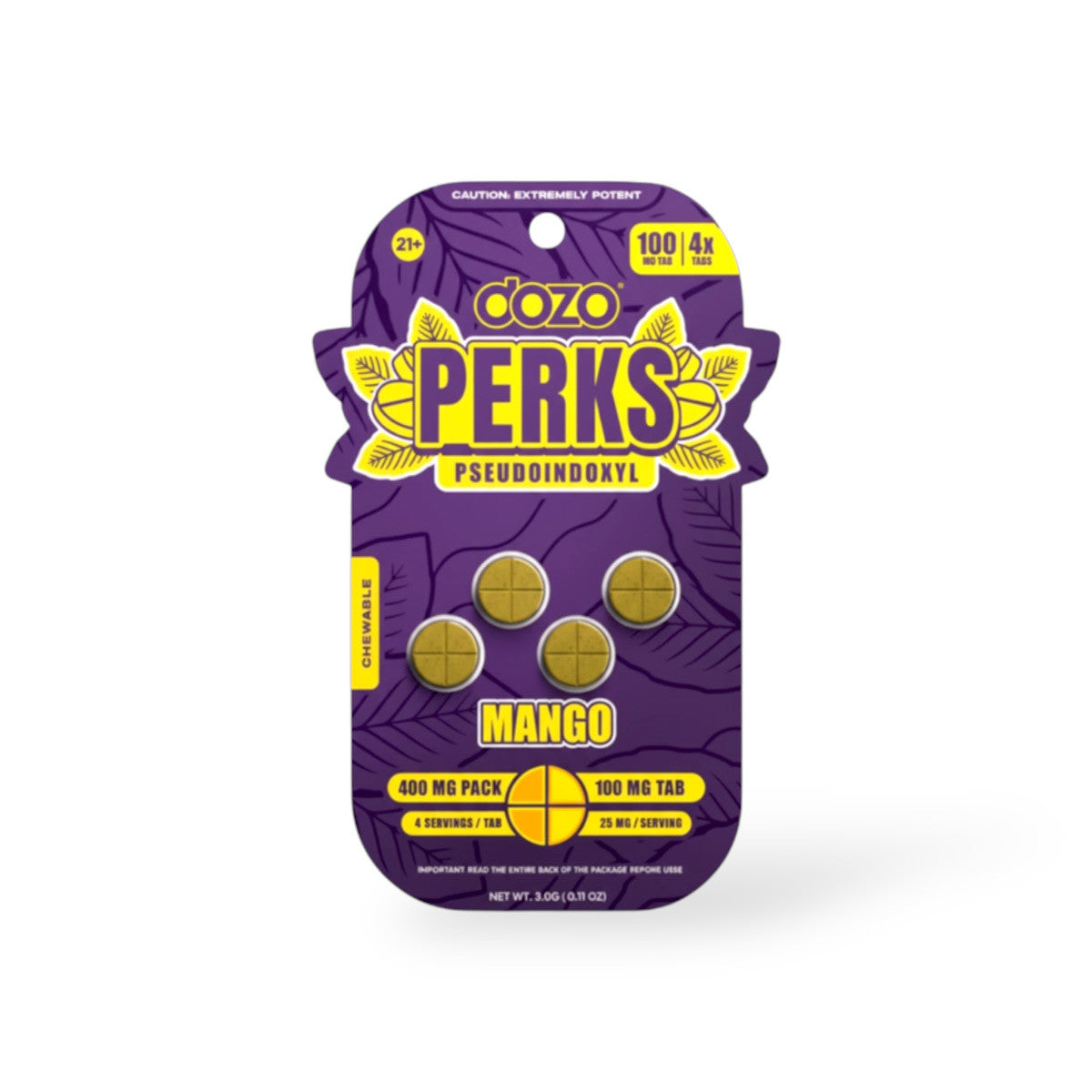 Dozo Perks Pseudo Tablets (400mg - 4 Count)