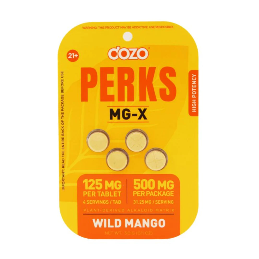 Dozo Perks MG-X Tablets (500mg - 4 Count)