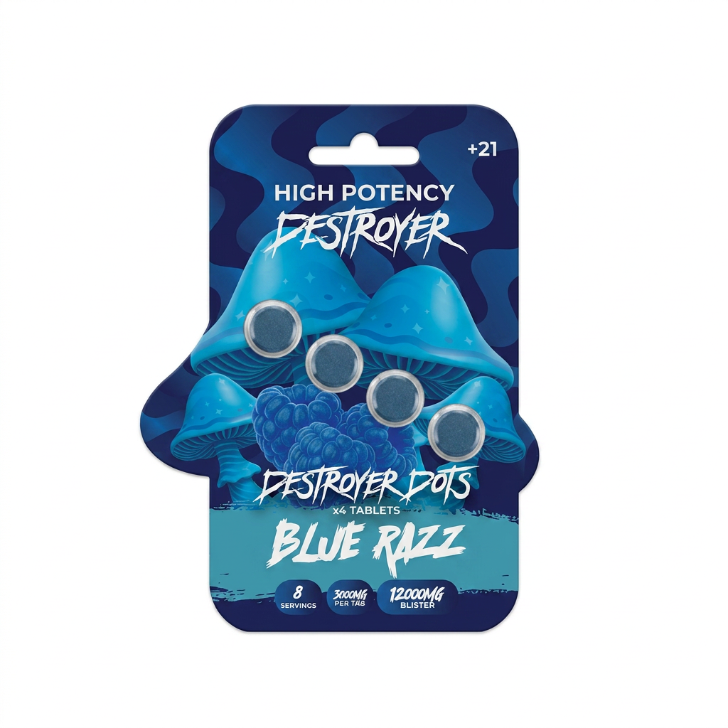 Destroyer Dots Mushroom Tablets (12000mg - 4 Count)