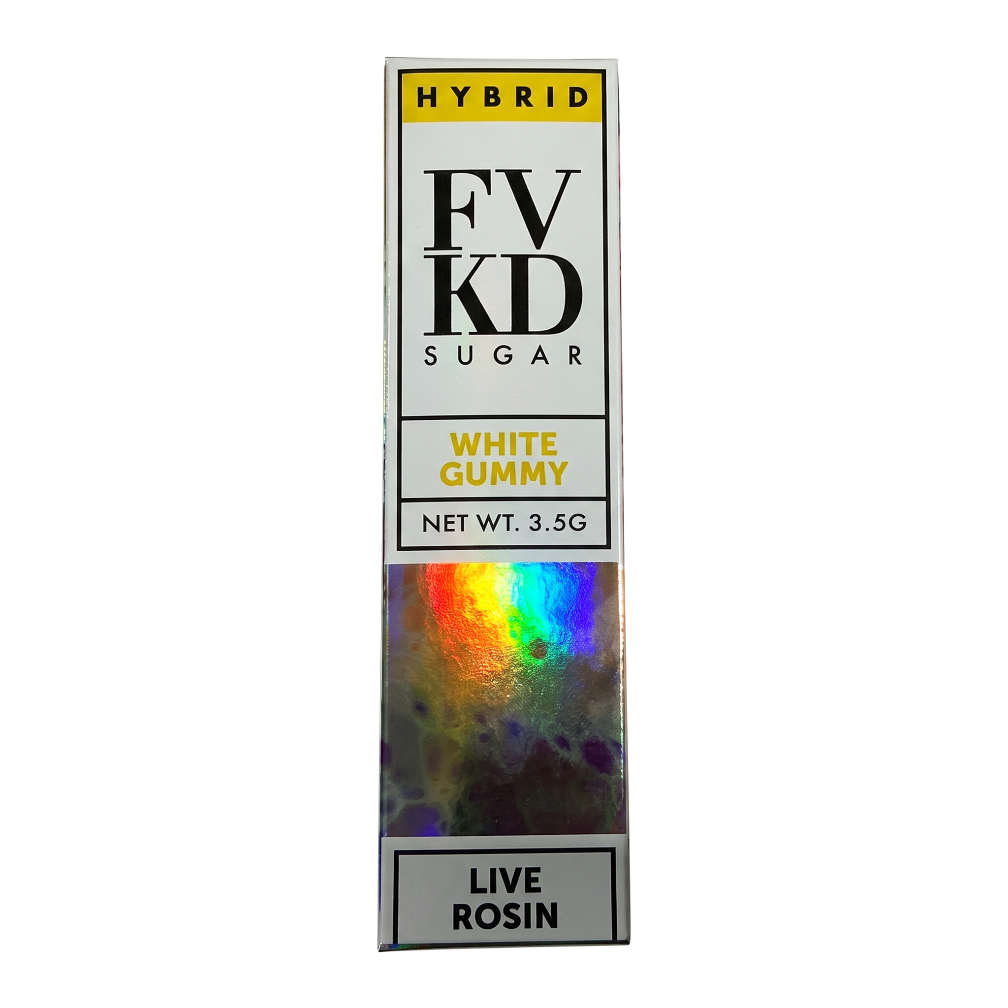 FVKD THCA Sugar Disposable (3500mg) - Hybrid ~ White Gummy