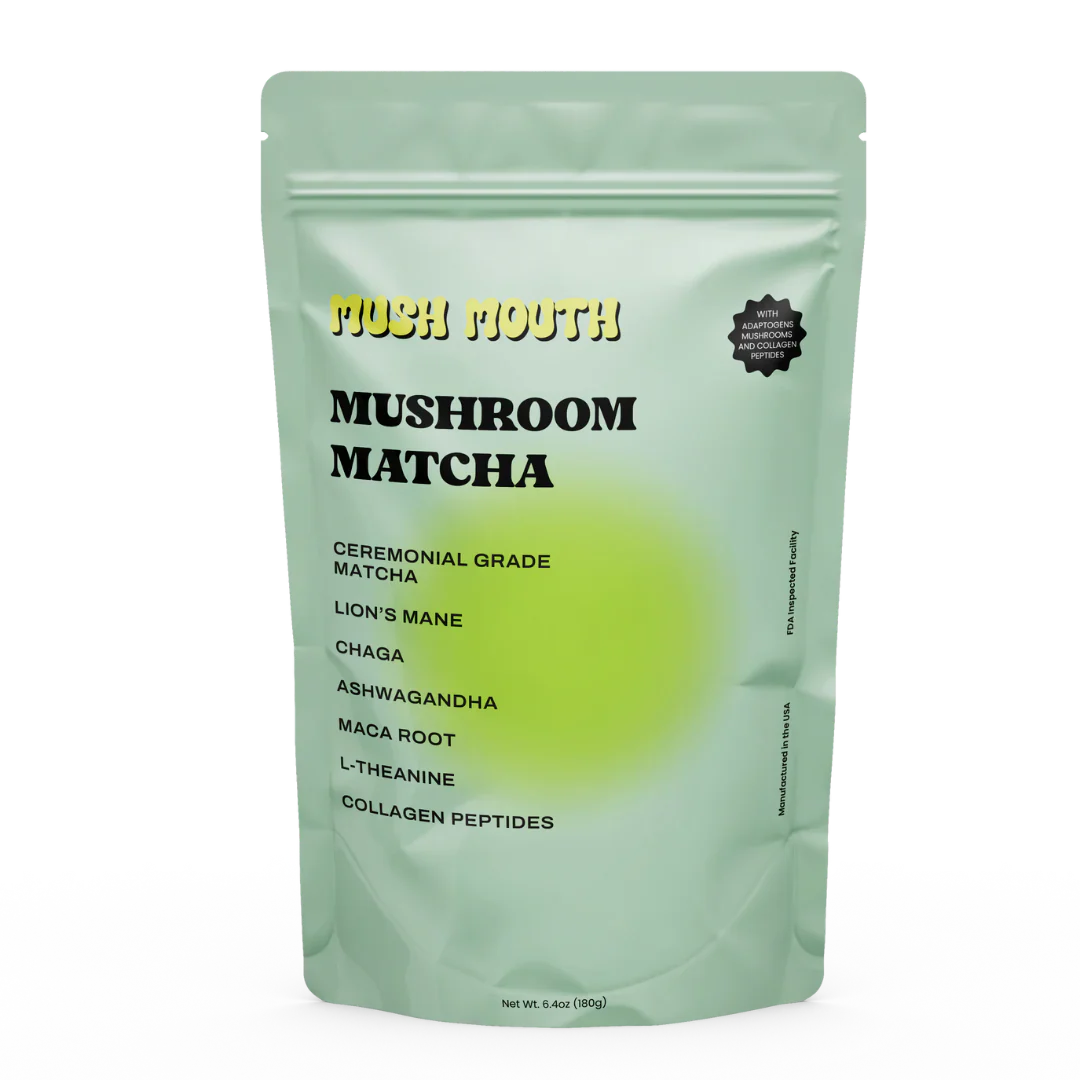 Mush Mouth Matcha + Adaptogens and Collagen