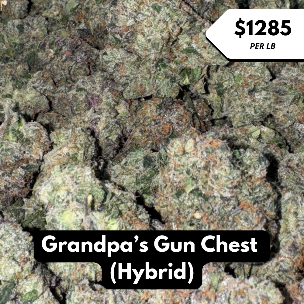 Natural THC-A Flower (Hybrid ~ Grandpa's Gun Chest)