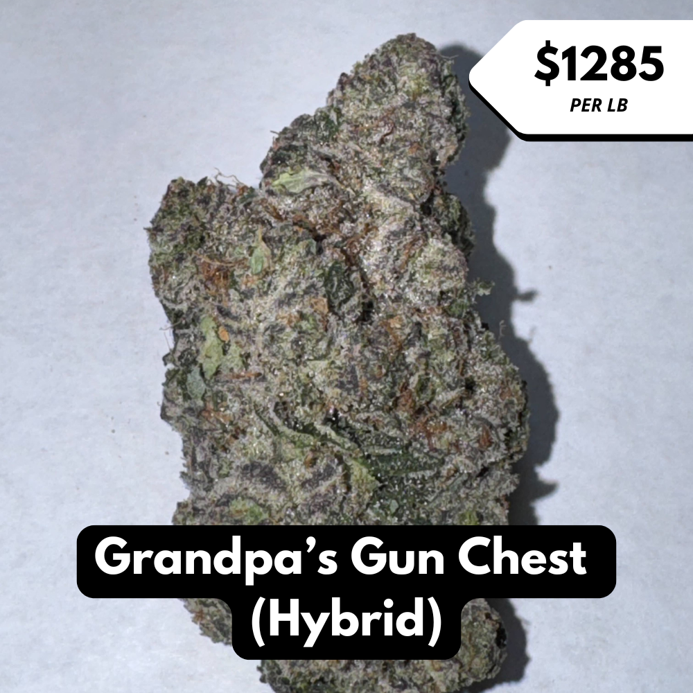 Natural THC-A Flower (Hybrid ~ Grandpa's Gun Chest)