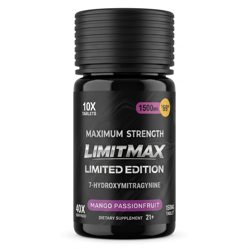 LimitMax 7-OH Tablets (1500mg - 10 Count)