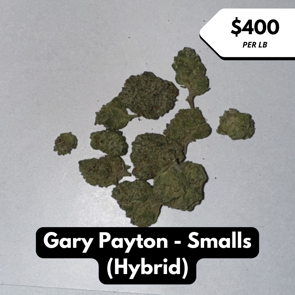 Natural THC-A Flower (Hybrid ~ Gary Payton - Smalls)