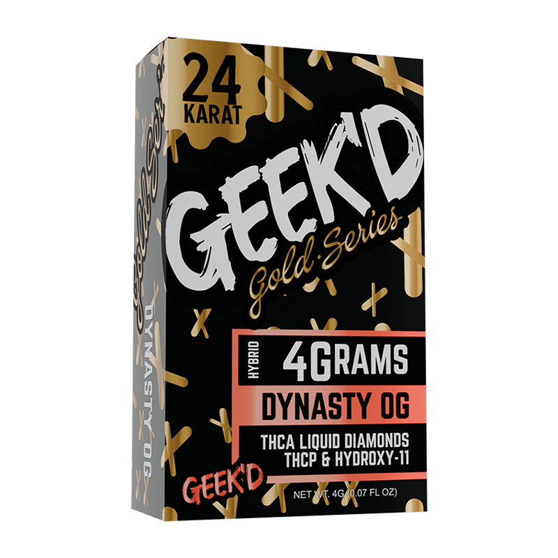 GEEK'D 24K Gold Series THC-A Disposable (4000mg)