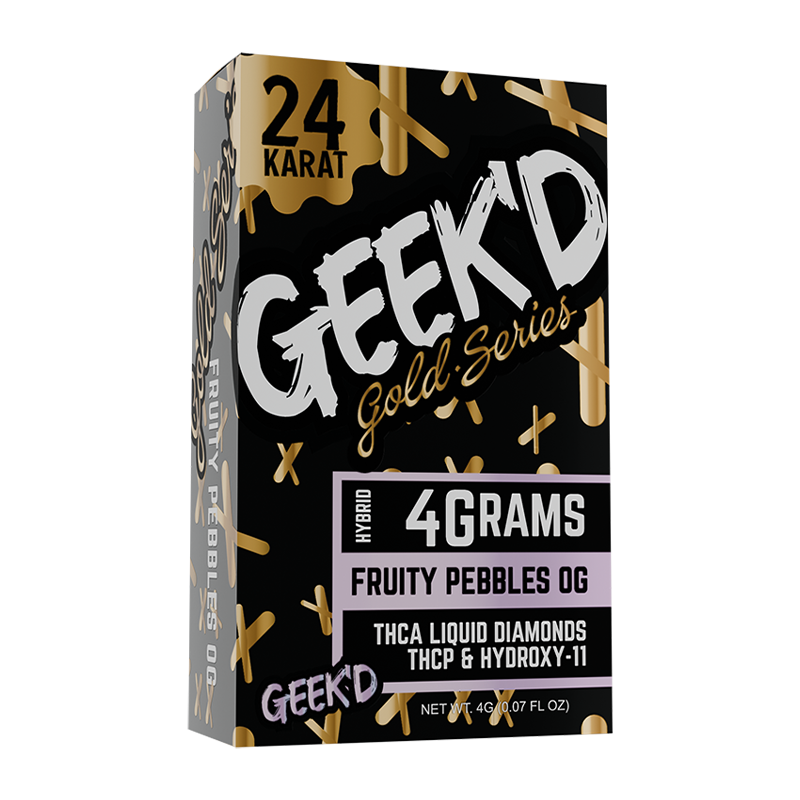 GEEK'D 24K Gold Series THC-A Disposable (4000mg)