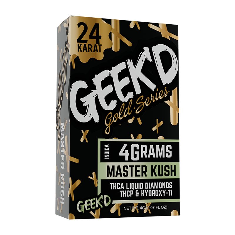 GEEK'D 24K Gold Series THC-A Disposable (4000mg)