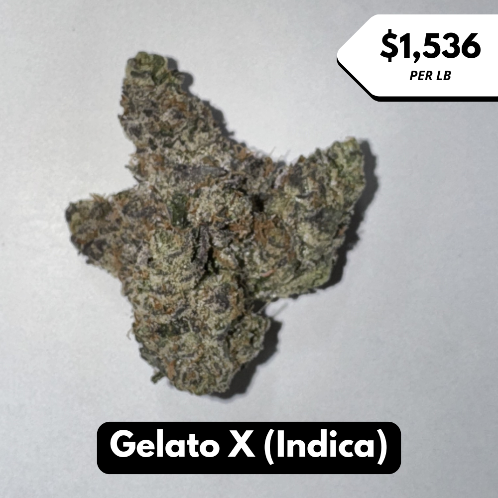 Natural THC-A Flower (Indica ~ Gelato X)