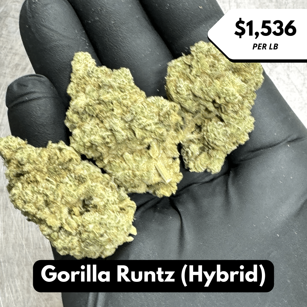 Natural THC-A Flower (Gorilla Runtz)