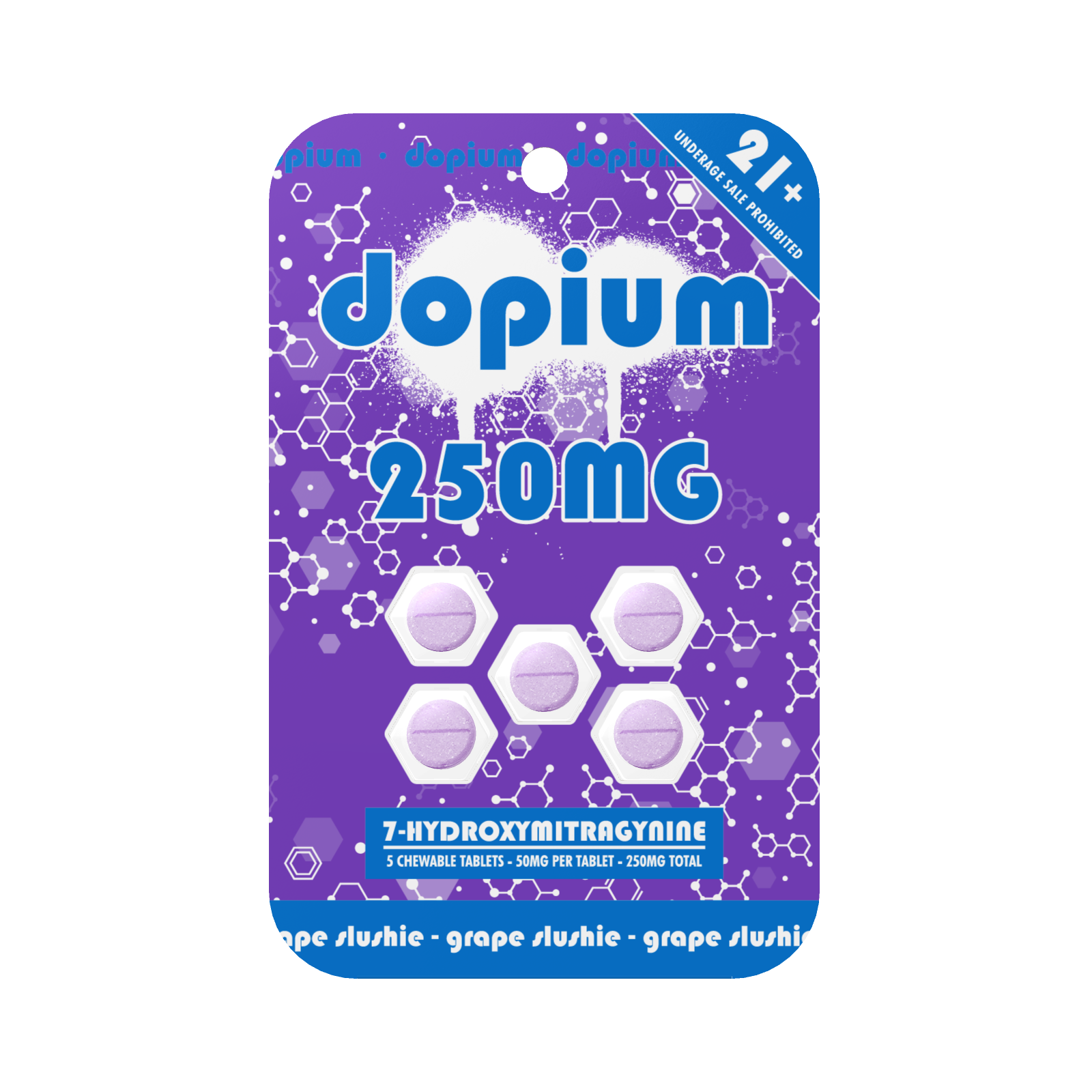 Dopium 7-OH Tablets (250mg - 5 Count)