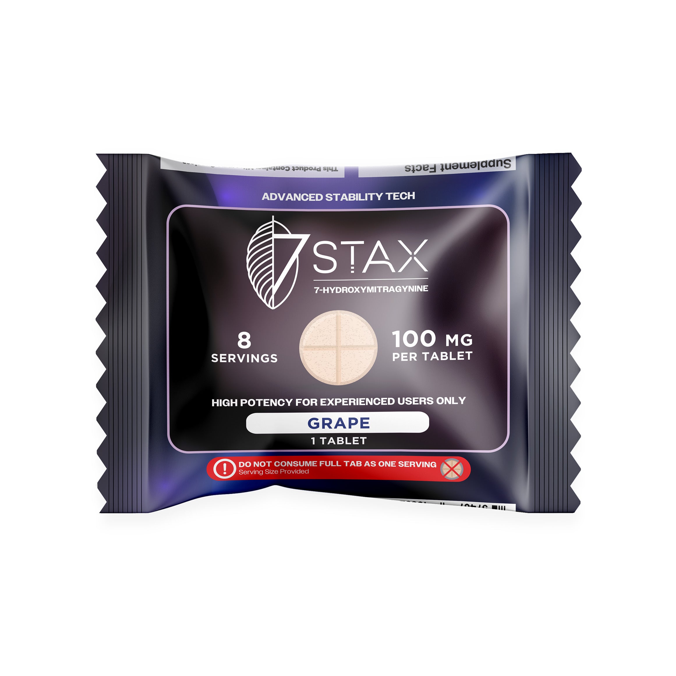 7Stax Premium 7-OH Kratom Alkaloid Tablets (100mg - 1 Count)