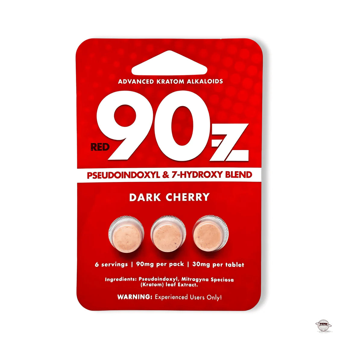 Red 90z 7-OH + Pseudo Tablets (90mg - 3 Count)