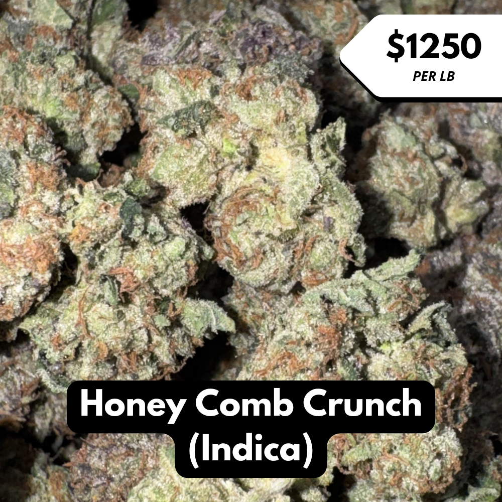 Natural THC-A Flower (Indica ~ Honey Comb Crunch)