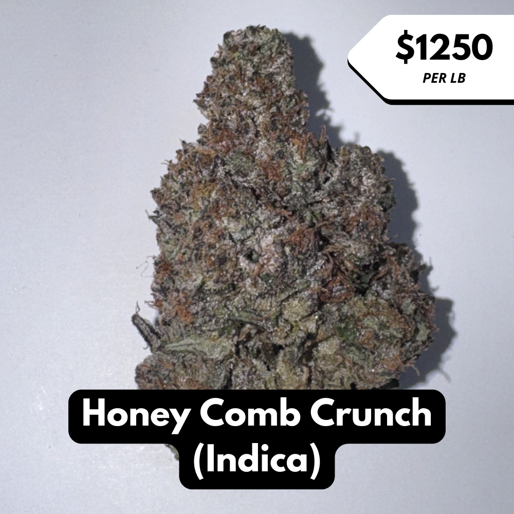 Natural THC-A Flower (Indica ~ Honey Comb Crunch)