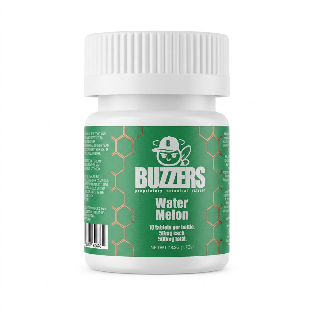 Buzzers Botanical Tablets (500mg - 10 Count)