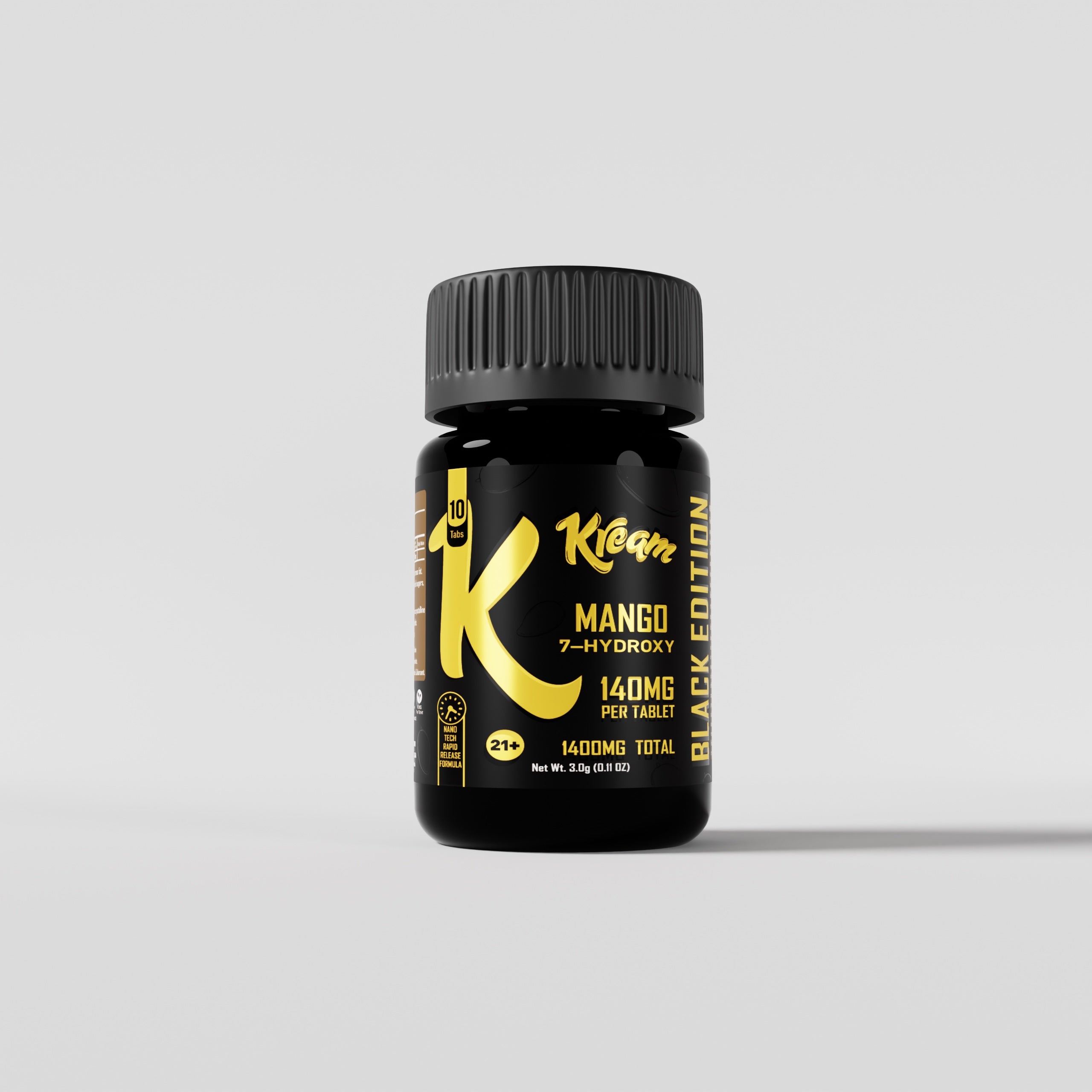 Kream Black Edition 7-OH Tablets (1400mg - 10 Count)