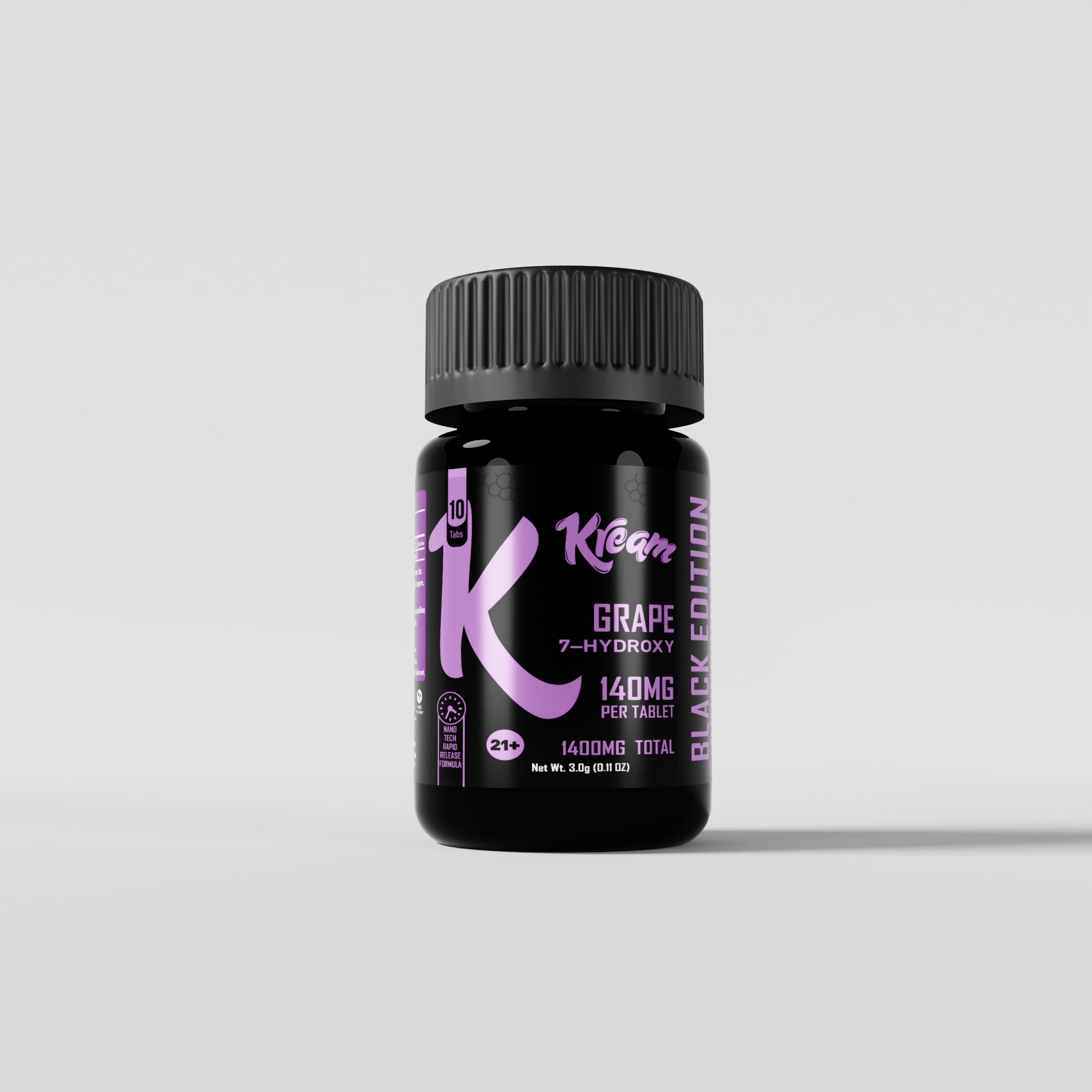 Kream Black Edition 7-OH Tablets (1400mg - 10 Count)