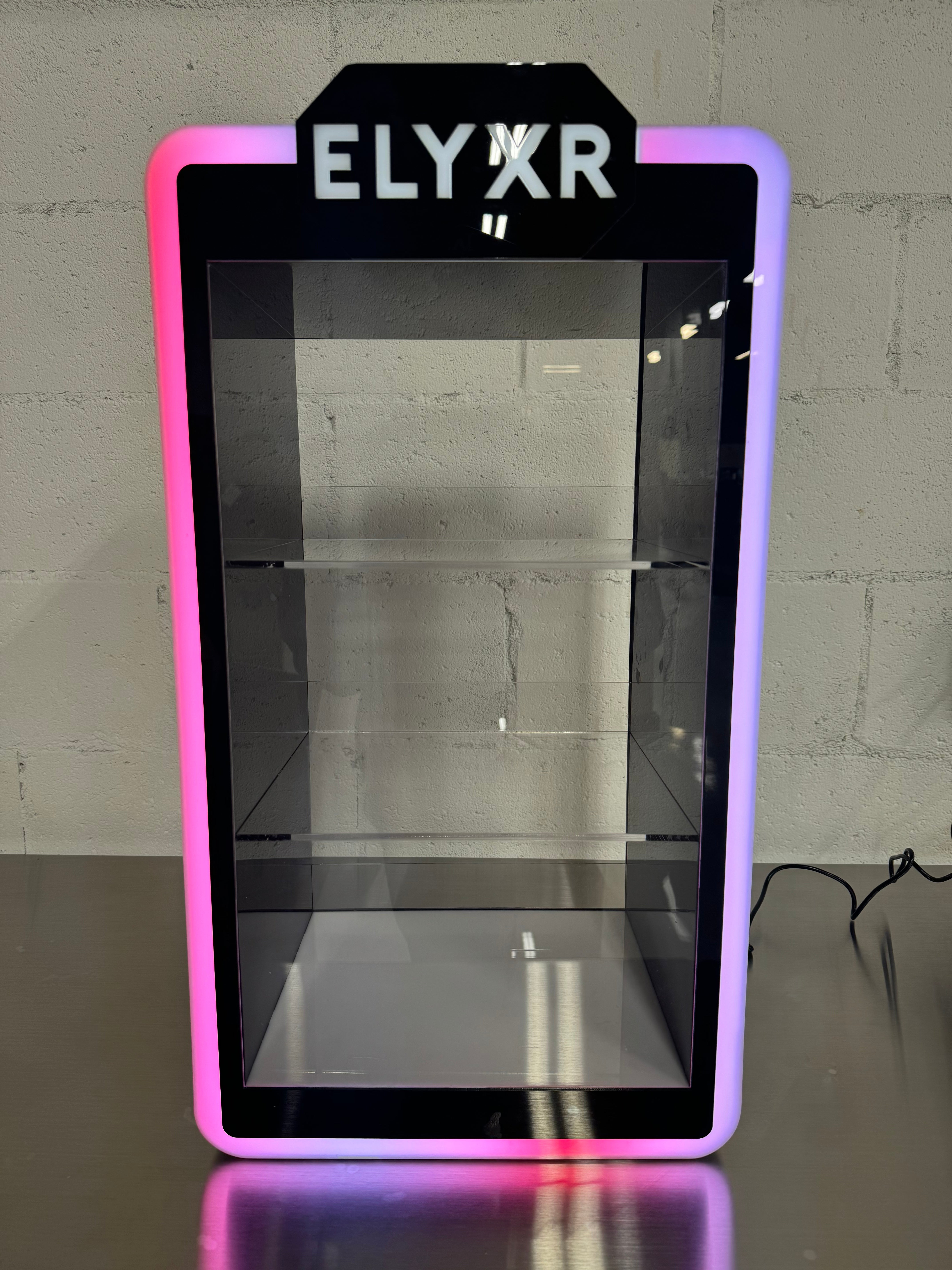 ELYXR LED Product Display (Open Front or Closed Front Options)