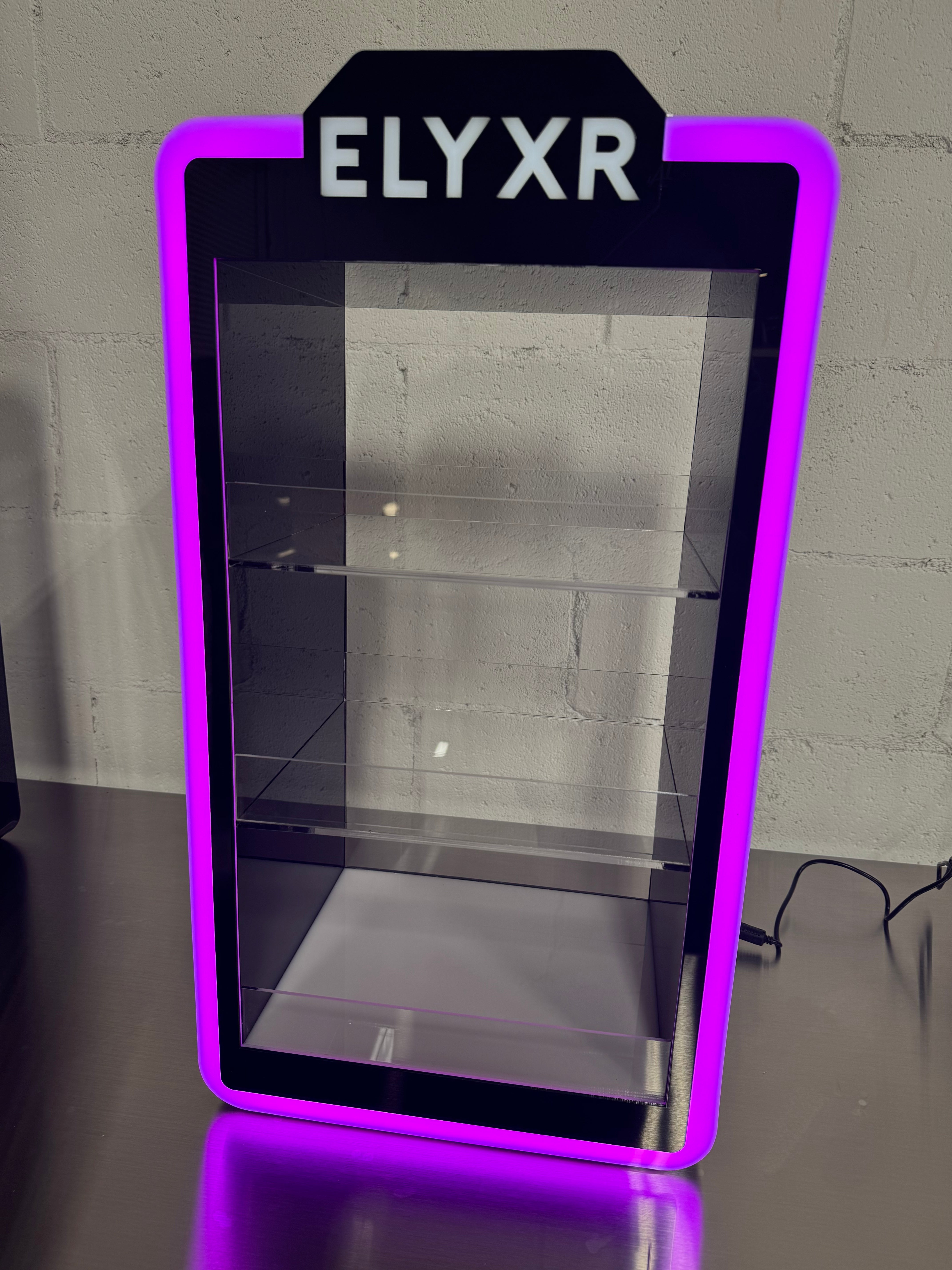 ELYXR LED Product Display (Open Front or Closed Front Options)