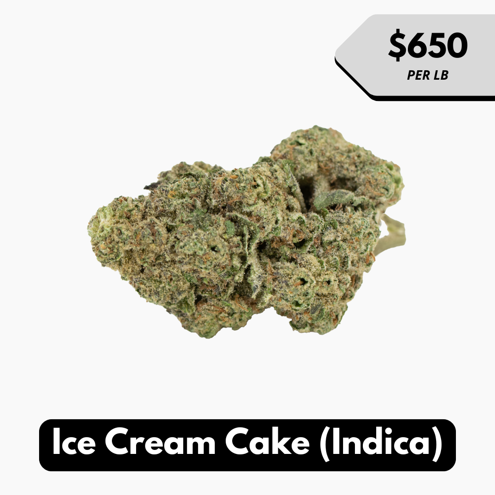 Natural THC-A Flower (Indica ~ Ice Cream Cake)