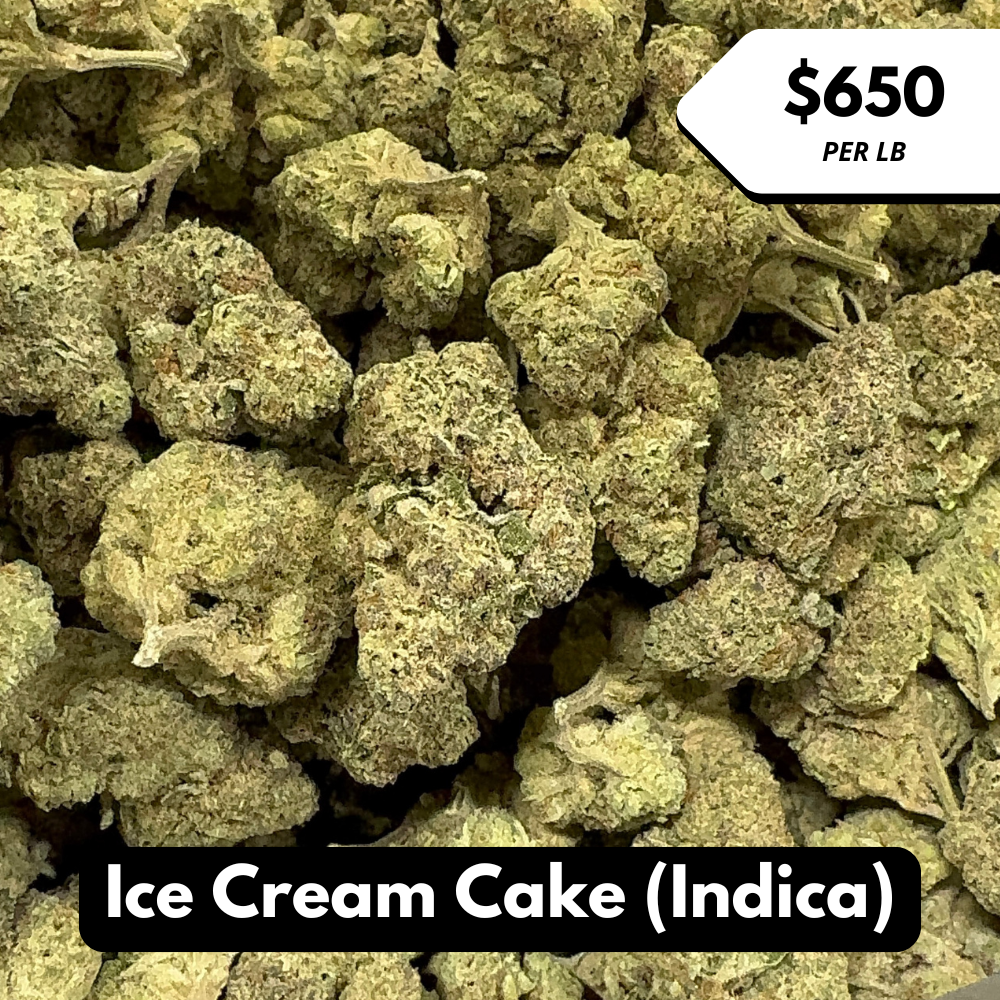 Natural THC-A Flower (Indica ~ Ice Cream Cake)